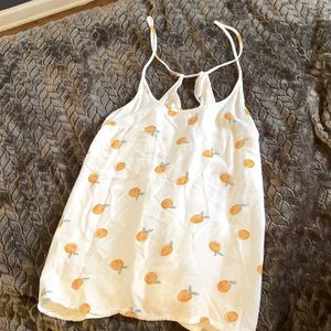 A New Day Orange patterned top